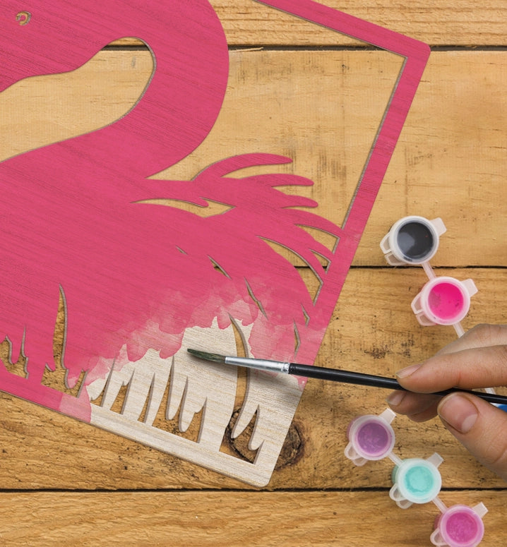 Splat Planet Wooden Flamingo Art Craft Kit