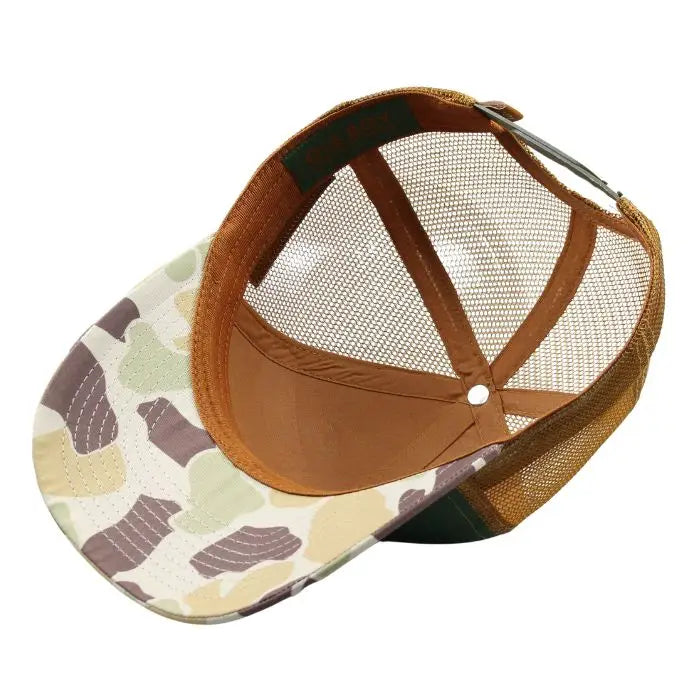 Ole Boy Flying Mallard Camo Trucker Hat