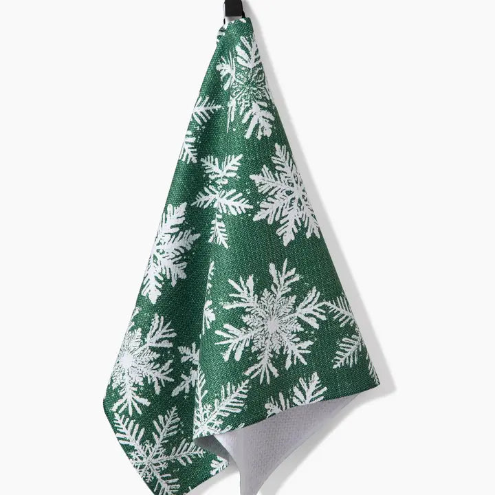 Geometry Snowy Days Green