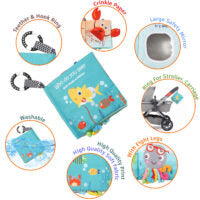 Bebe Mondo Baby Shark and Fish Soft Activity Crinkle Books