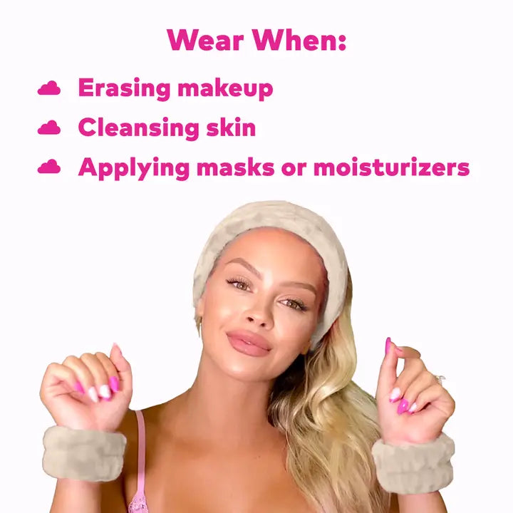 The Original MakeUp Eraser Drip Eraser 3pc Spa Set | Sweet Cream