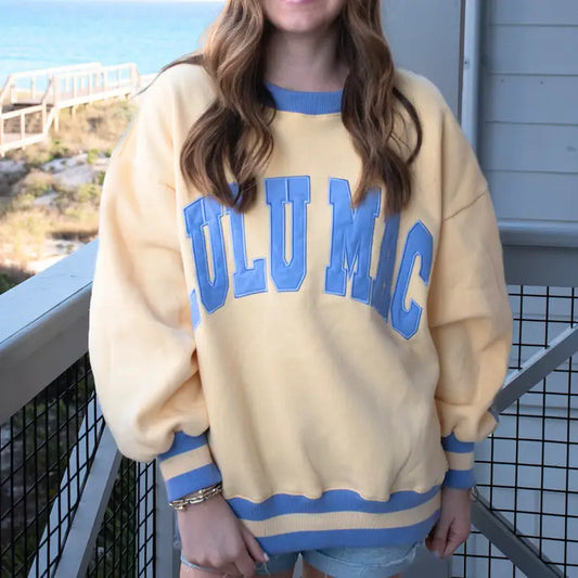 Lulu Mac-Social Society Butter/Lavender Stitch