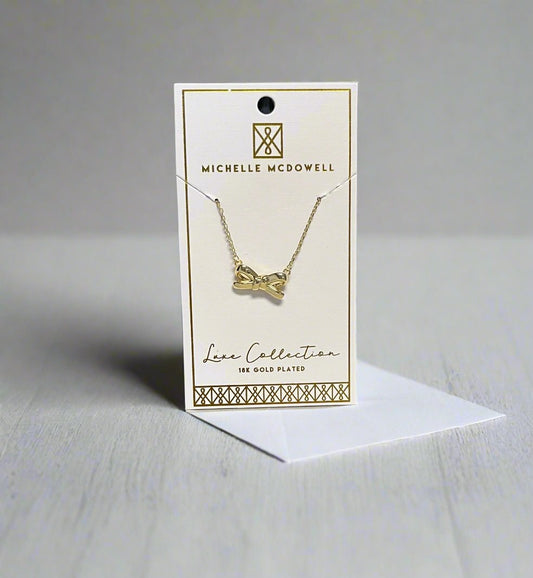 Michelle Mcdowell  Necklace Luxe Bow Gold