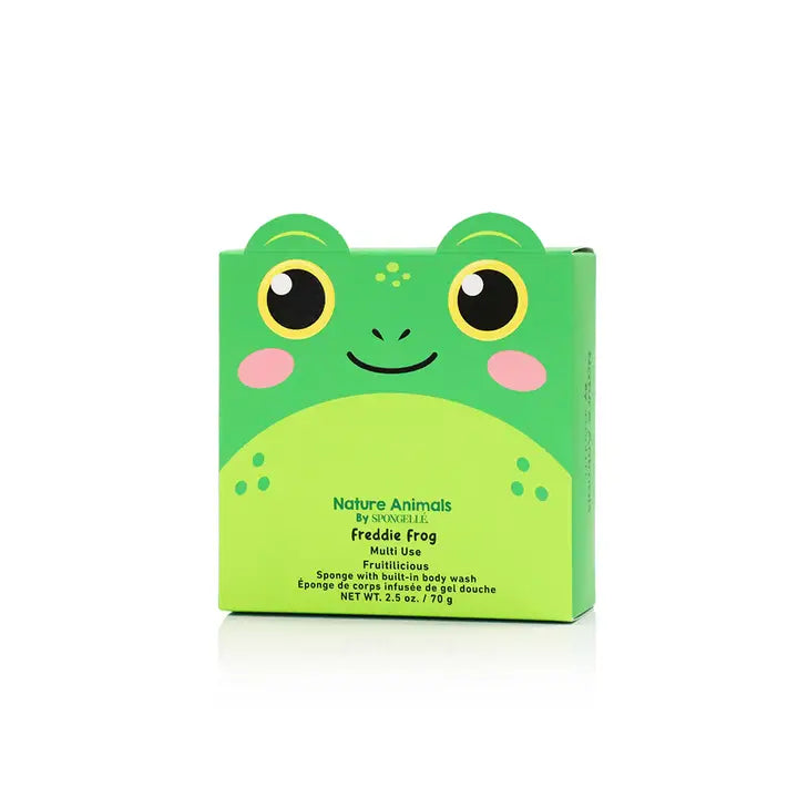 Spongelle Freddie Frog Nature Animals Sponge