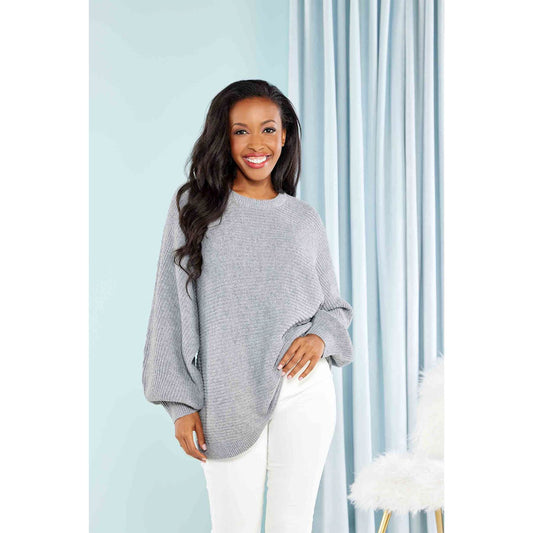 Mud Pie  Levi Sweater-Grey