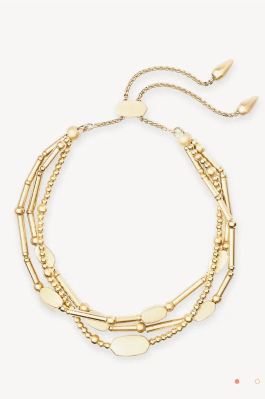 KENDRA SCOTT CHANTAL BRACELET GOLD METAL