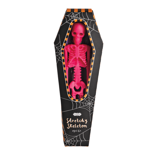 MUD PIE PINK STRETCHY SKELETON