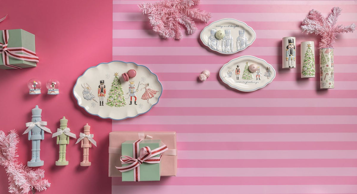 MUD PIE NUTCRACKER SENTIMENT TRAY