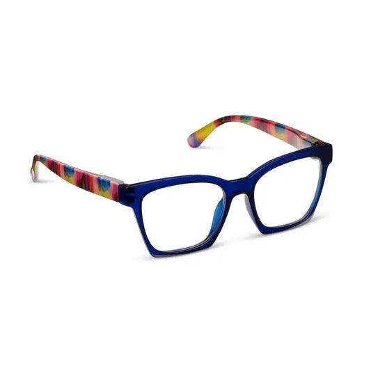 Peepers Maisie (Blue Light)-Blue/Ikat