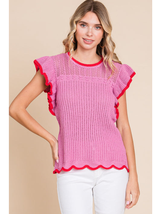 Jodifl Textured Knit Top