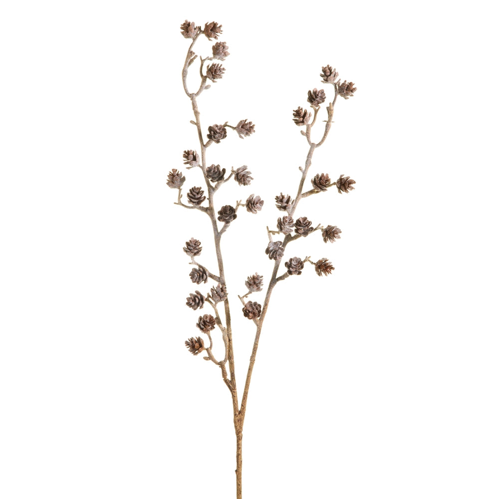 RAZ Imports 36" Flocked Mini Pinecone Branch