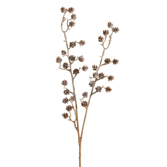 RAZ Imports 36" Flocked Mini Pinecone Branch