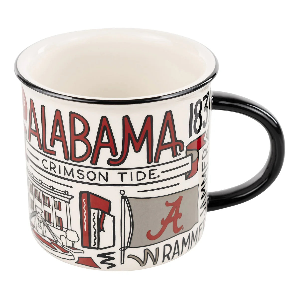 Glory Haus Alabama Collage Campfire Mug