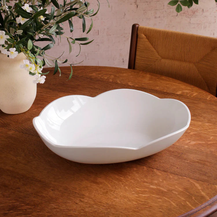 Beatriz Ball VIDA Amelia Extra Large Oval Bowl White