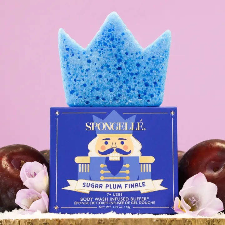 Spongelle Sugar Plum Finale Nutcracker Holiday Body Buffer