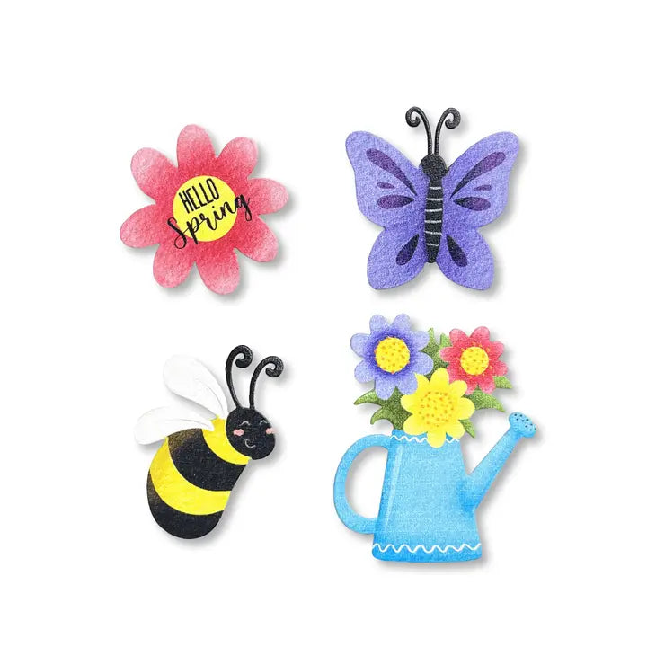 Roeda Studio Hello Spring Magnets S/4