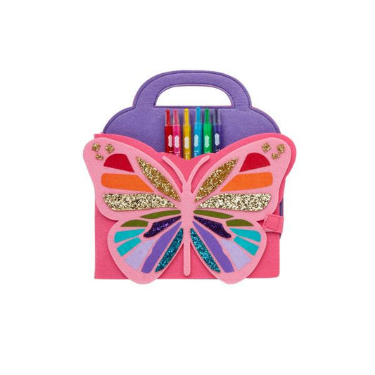MUD PIE BUTTERFLY ART FOLIO SET