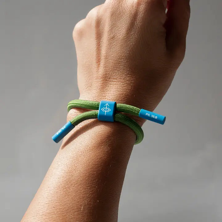 THE PRAYER I SHARE Won't Be Shaken Bracelet, Christian Cord Bracelet