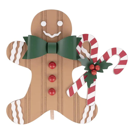 Glory Haus Gingerbread Man Candy Cane Topper