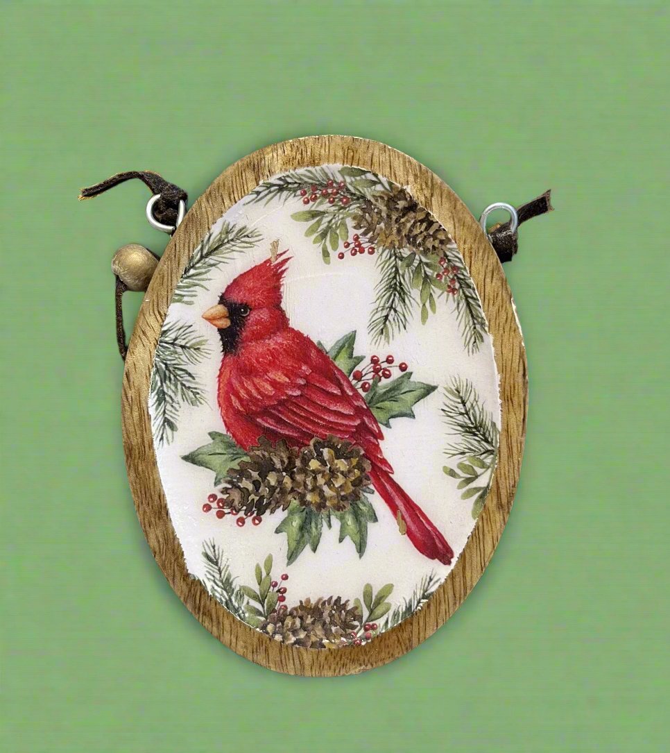 BURTON + BURTON CHRISTMAS CARDINAL ORNAMENT