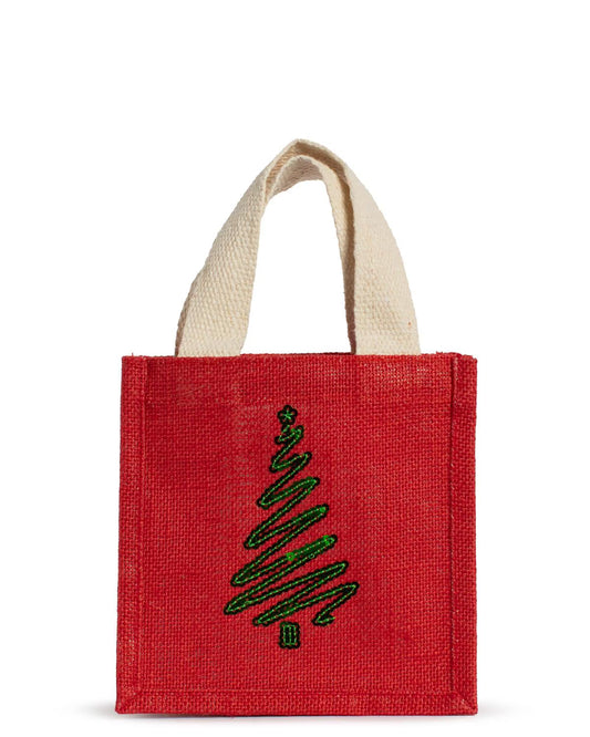The Royal Standard Christmas Tree Sequin Petite Gift Tote