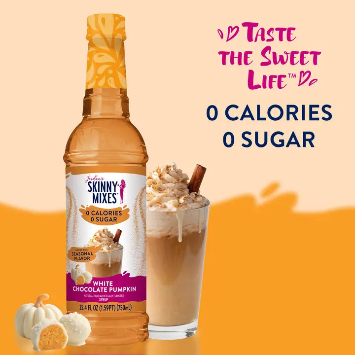 Jordan's Skinny Mixes Sugar Free White Chocolate Pumpkin Syrup