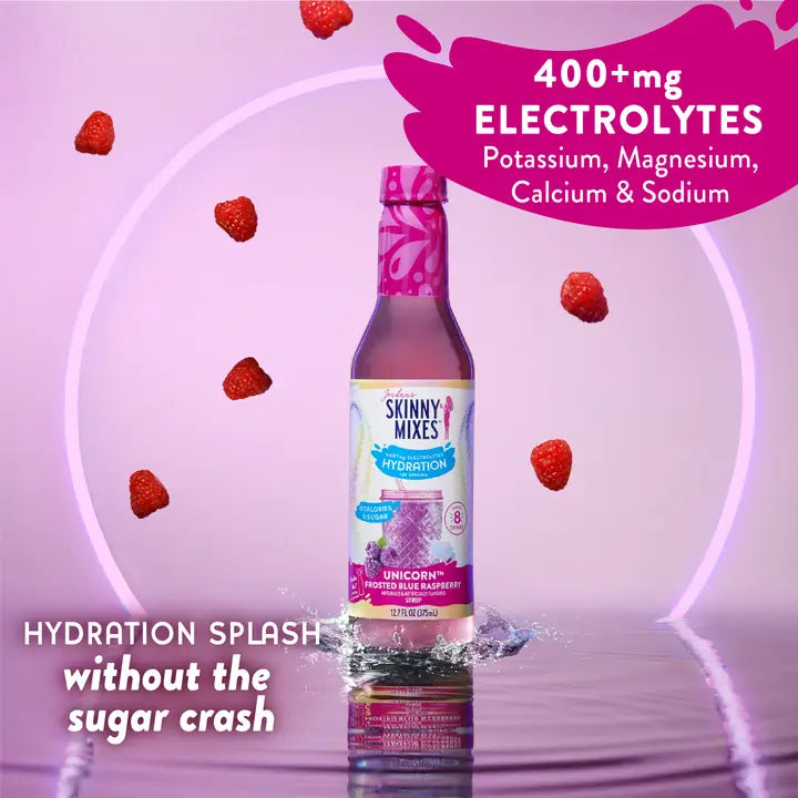 Jordan's Skinny Mixes Sugar Free Unicorn Hydration Syrup with Electrolytes 375 Ml