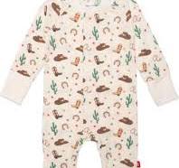 Magnetic Me Not My First Rodeo Print Convertible Romper