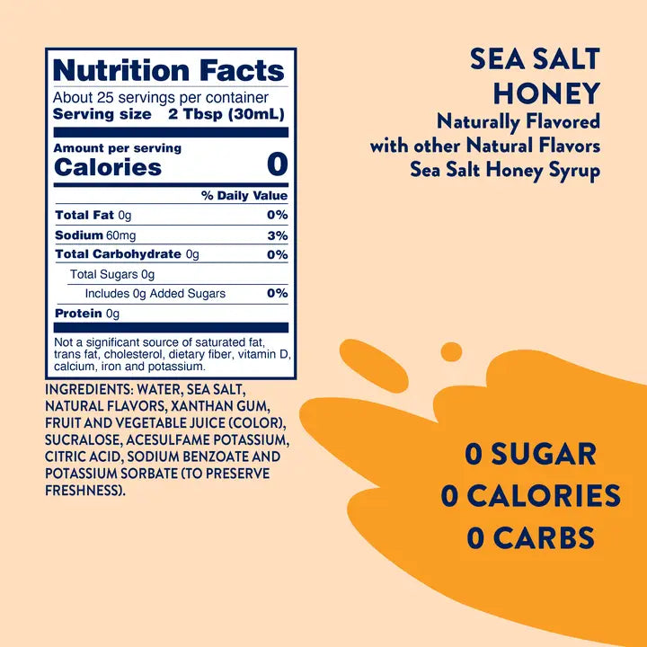 Jordan's Skinny Mixes Sugar Free Sea Salt Honey