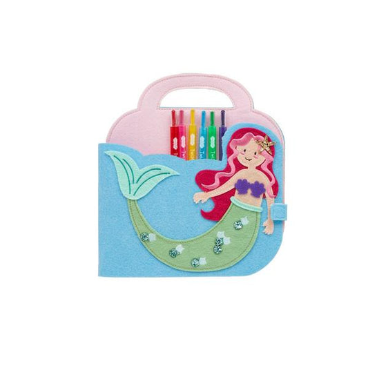 MUD PIE MERMAID ART FOLIO SET