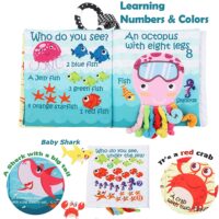 Bebe Mondo Fish cloth book – Teether