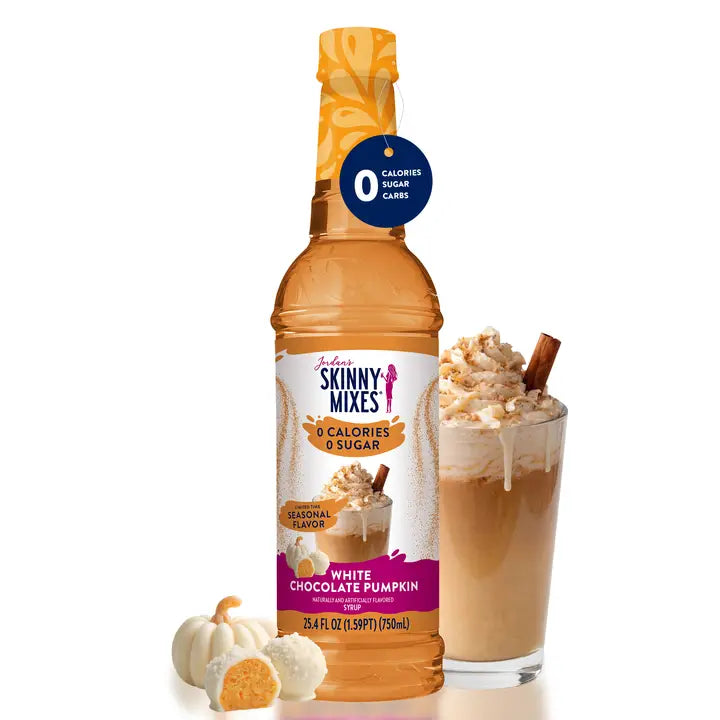 Jordan's Skinny Mixes Sugar Free White Chocolate Pumpkin Syrup