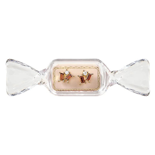 The Candy Dish Earrings - Beige