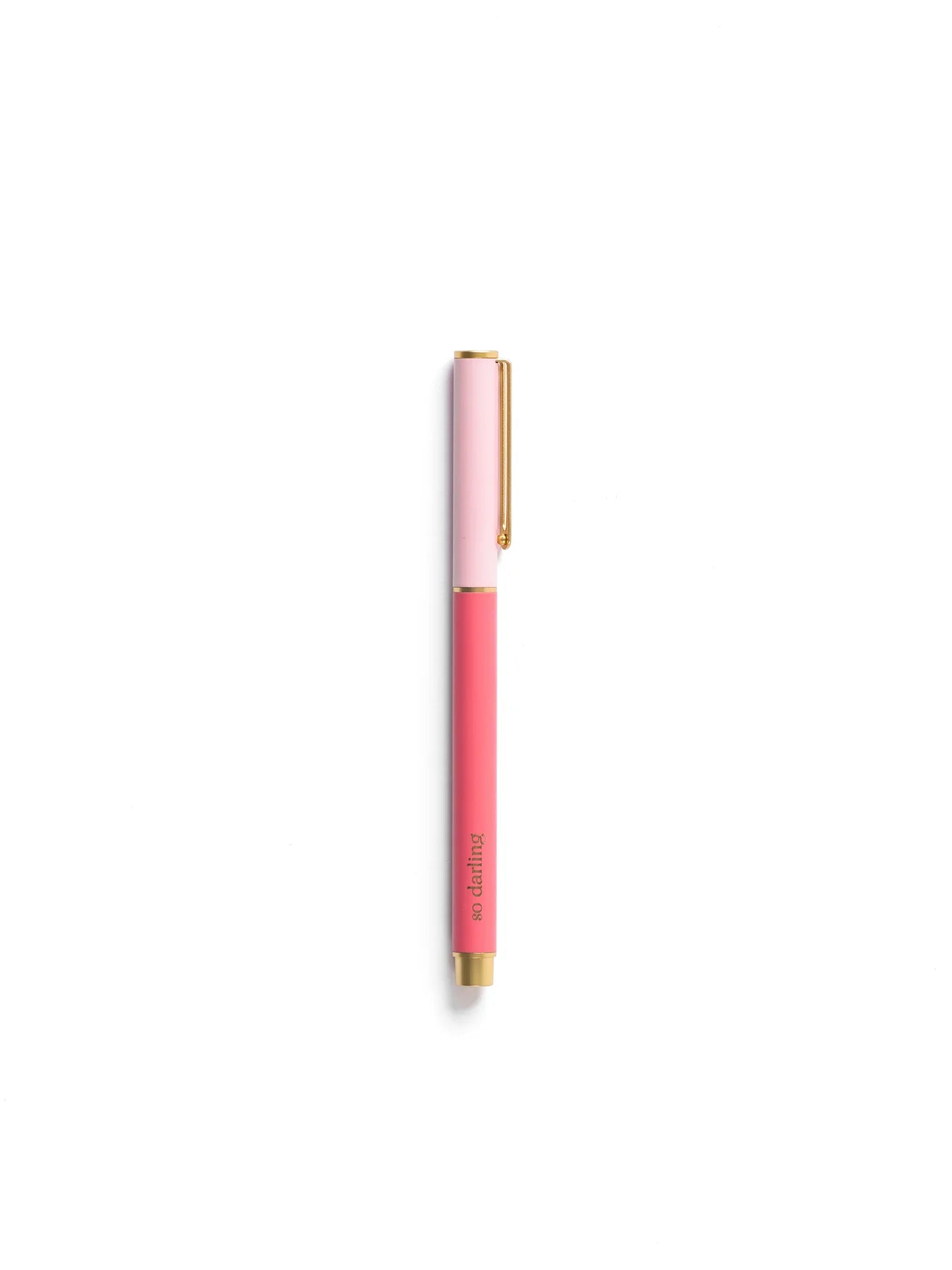 So Darling Snap Cap Pen | Colorblock Pink