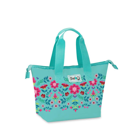 Swig Life Flora Azul Lunchi Lunch Bag