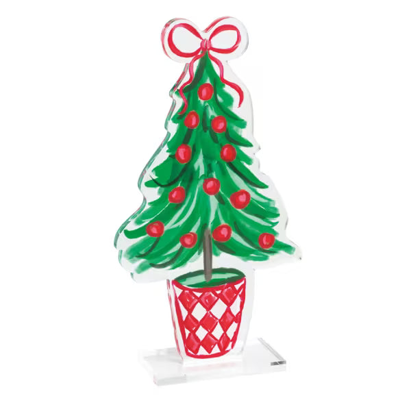 MUD PIE LARGE TOPIARY ACRYLIC SITTER