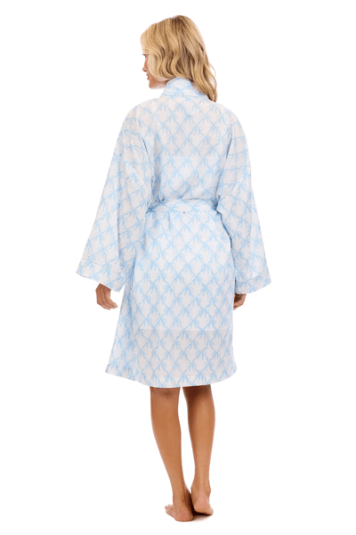 MUD PIE BLUE BOW ROBE