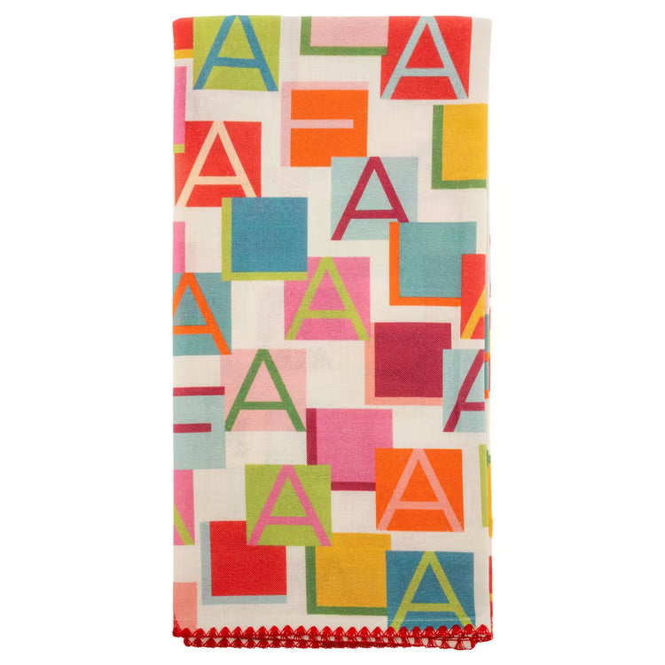 KARMA TEA TOWEL FA LA LA