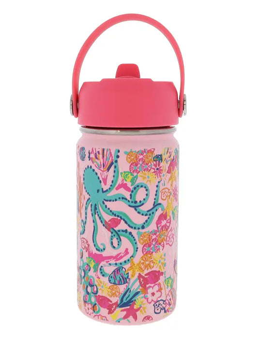 Jane Marie Kids Ocean Jungle 12 oz. Bottle with Straw Cap