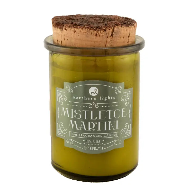 Northern Lights Seasonal Spirits-Mistletoe Martini Candle