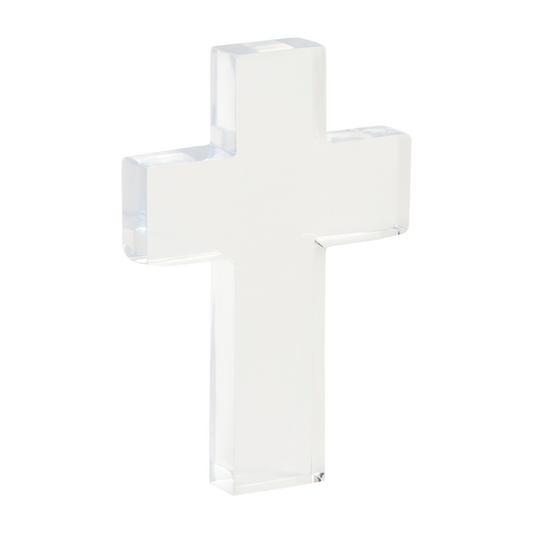 MUD PIE CLEAR RESIN CROSS