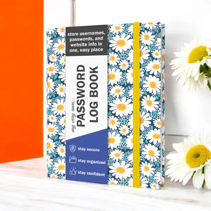 Seriously Shea Password + Username Log Book | Blue Daisy