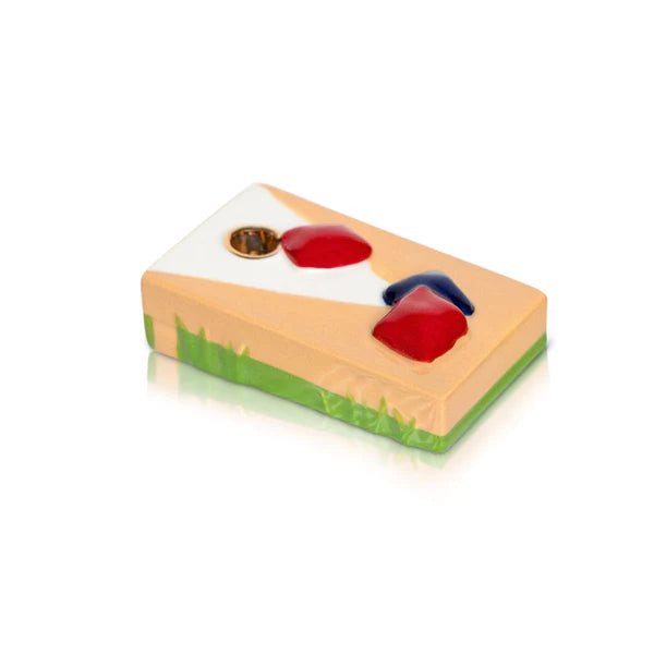 nora fleming baggin' rights (cornhole) mini