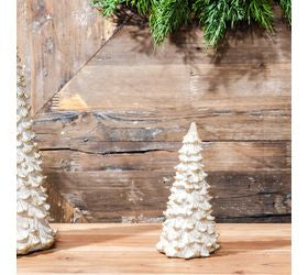 Pd HOME  7" SNOWY GOLD TREE