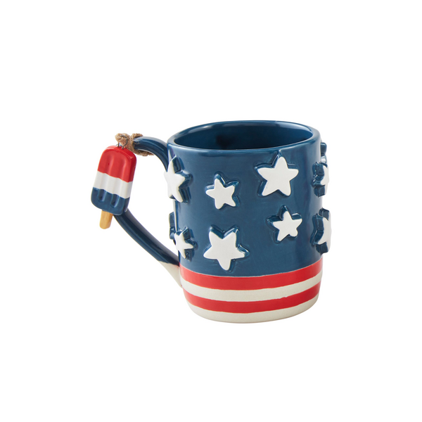 MUD PIE STARS AMERICANA MUG SET