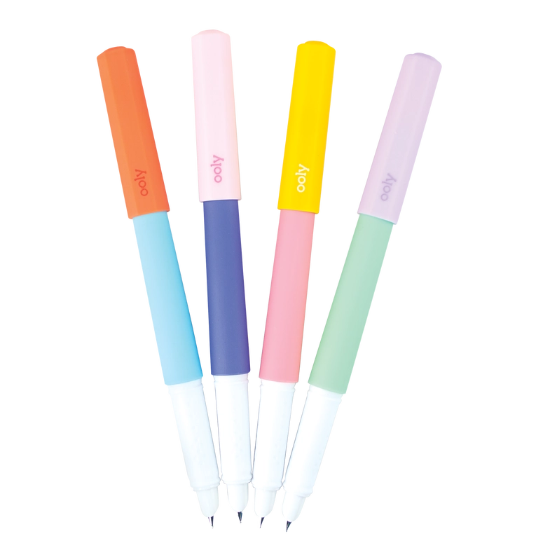 Ooly Fab Fountain Pens - Black Ink - Set of 4