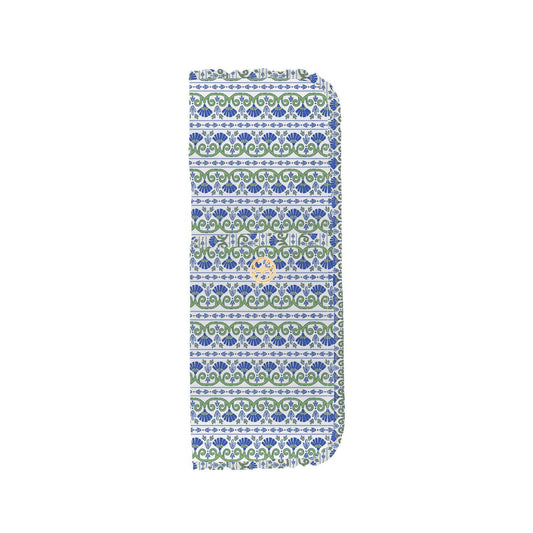 Mary Square  Hot Tools Cover Floral Foulard Navy