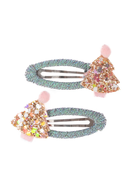 Great Pretenders Minty Christmas Holiday Hairclip Set (2 pcs)