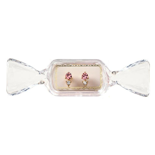 The Candy Dish Earrings - Blush Pink