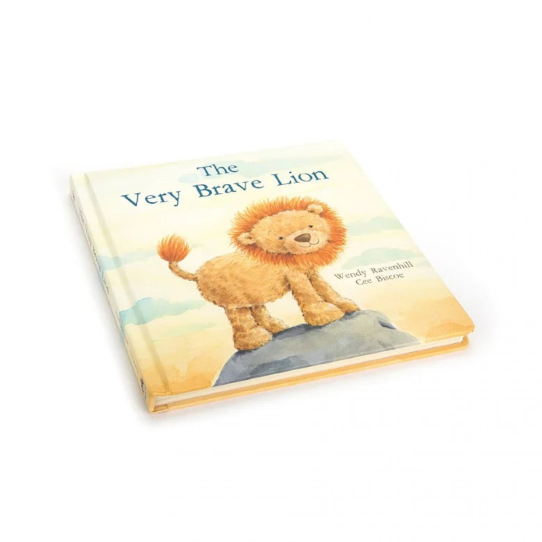 Jellycat The Very Brave Lion Book H9" X W9"